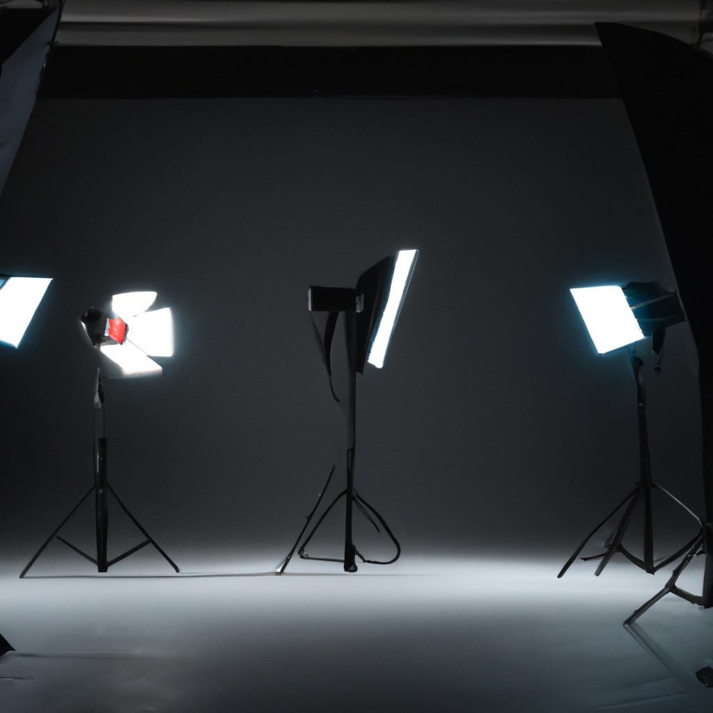 Estudio fotográfico minimalista con luz natural (imagen generada por IA)